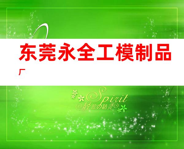 东莞永全工模制品厂