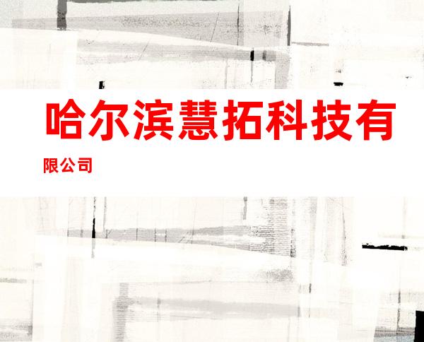 哈尔滨慧拓科技有限公司