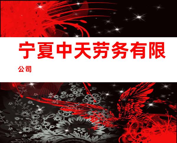 宁夏中天劳务有限公司