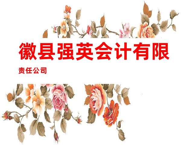 徽县强英会计有限责任公司