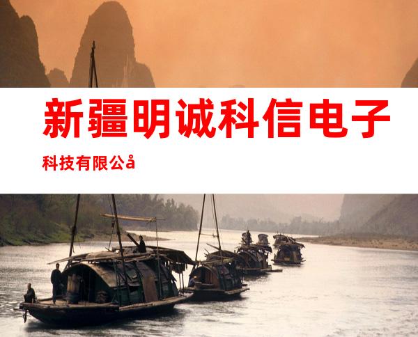 新疆明诚科信电子科技有限公司