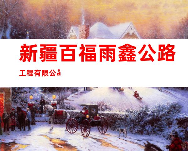 新疆百福雨鑫公路工程有限公司