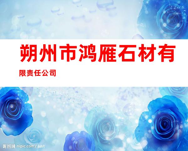 朔州市鸿雁石材有限责任公司