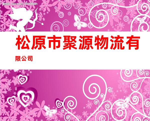 松原市聚源物流有限公司