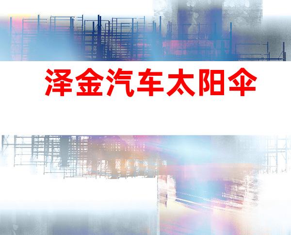 泽金汽车太阳伞