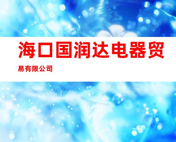 海口国润达电器贸易有限公司