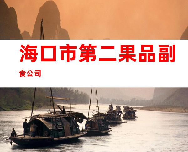 海口市第二果品副食公司