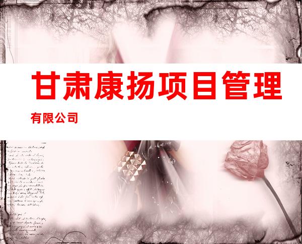 甘肃康扬项目管理有限公司