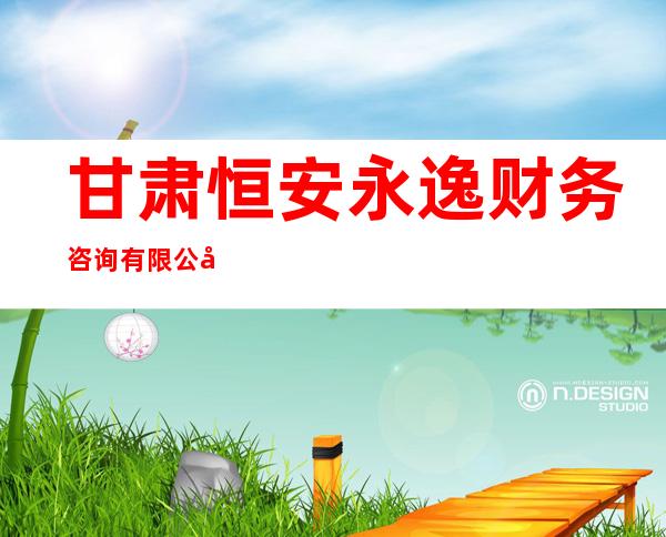 甘肃恒安永逸财务咨询有限公司