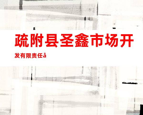 疏附县圣鑫市场开发有限责任公司