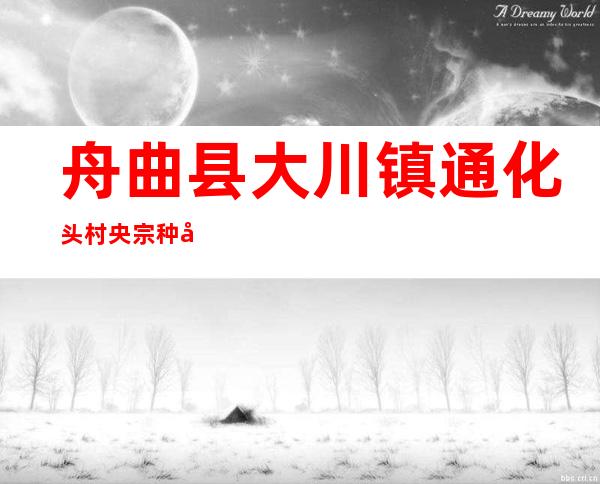 舟曲县大川镇通化头村央宗种养殖综合农民专业合作社