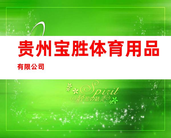 贵州宝胜体育用品有限公司