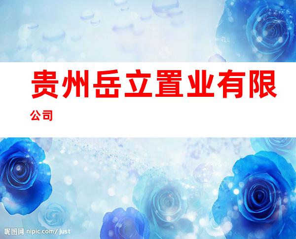 贵州岳立置业有限公司