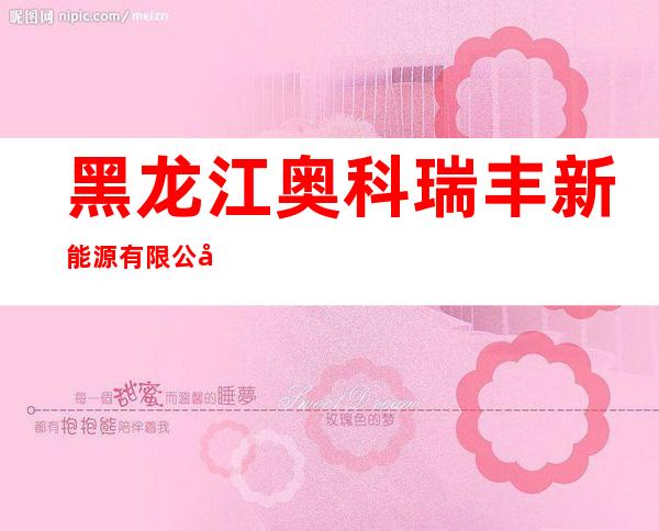 黑龙江奥科瑞丰新能源有限公司